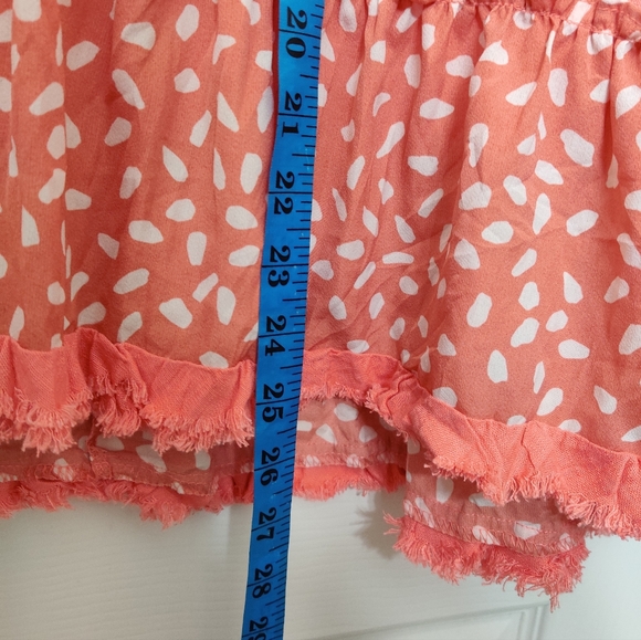 Red Ruffle Sleeve Top - Picture 8 of 9